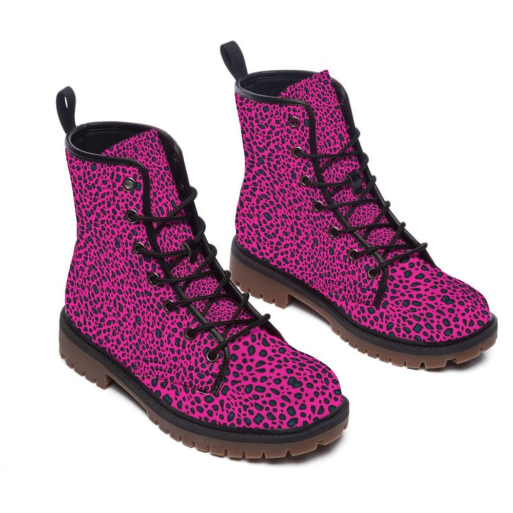 kokorepublic  Print Men's Martin Short Boots